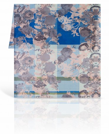 Палантин Женский SN-WATER.FL/BLUE